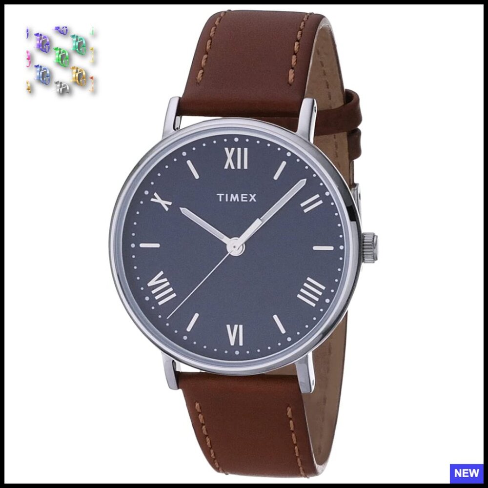 Silver-Tone Analog Watch Classic Minimal Elegant Dress Timepiece Adjustable
